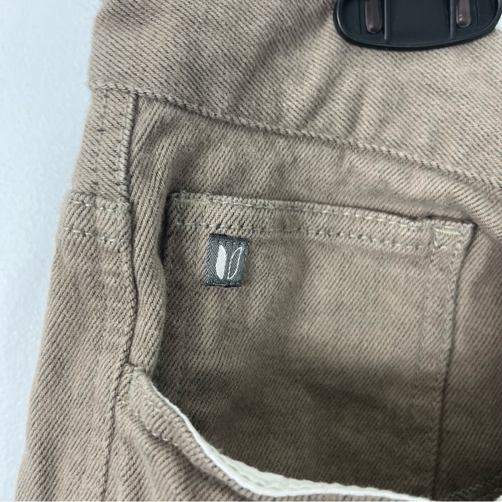 Linksoul Size 33 Regular 5-Pocket Colored Denim Stretch Straight Jeans Fern - Picture 3 of 7